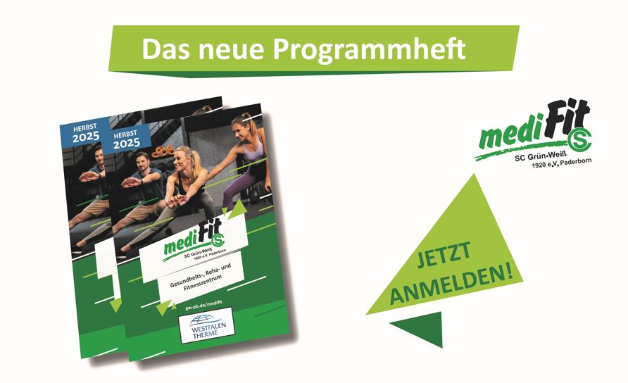 Das neue mediFit-Programmheft II/2025 ist da