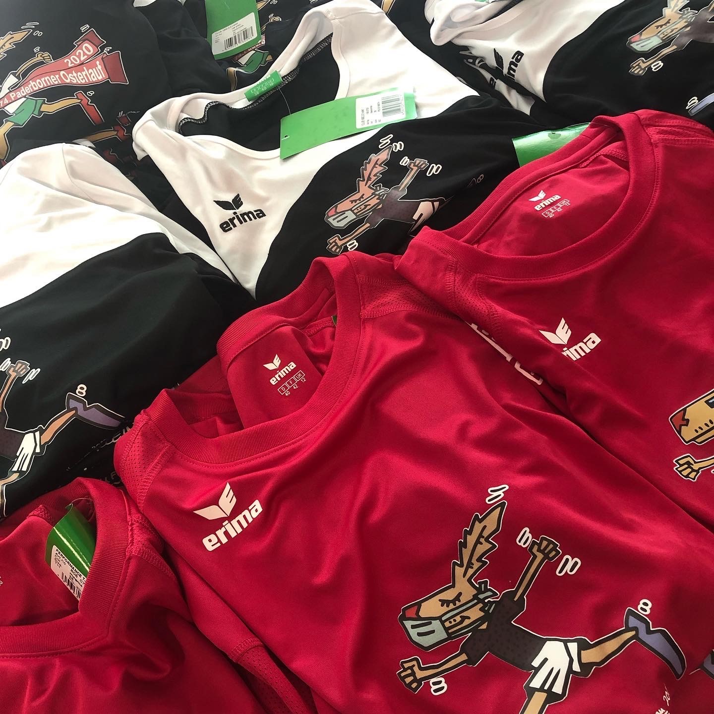 Osterlaufshirts der vergangenen Jahre zu verkaufen