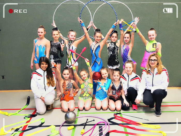 Rhythmische Sport-Gymnastik bei den Westfälischen Meisterschaften erfolgreich