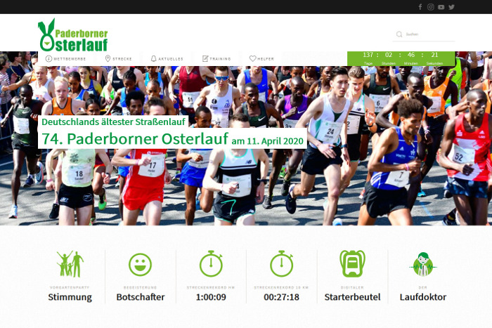 Osterlaufanmeldung freigeschaltet