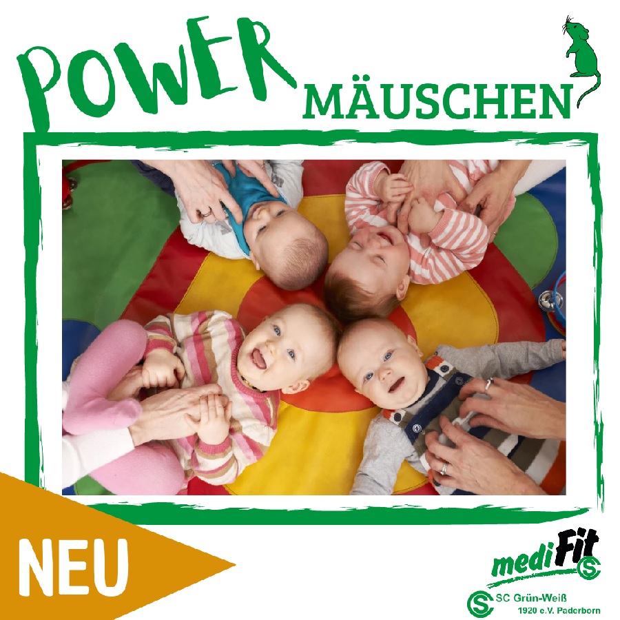 Neu: Powermäuschen - Bewegung und Spiel für Babys