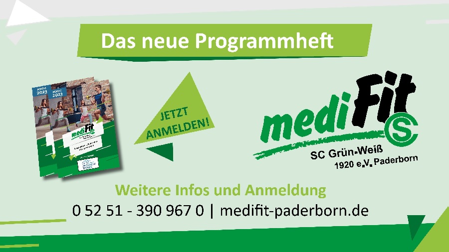 Das neue mediFit-Programmheft ist da