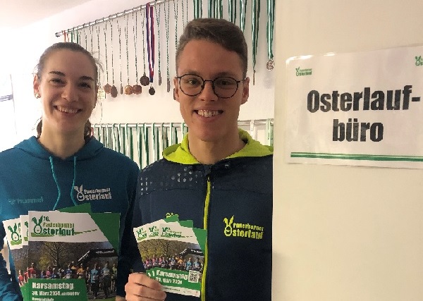 Osterlaufbüro eröffnet