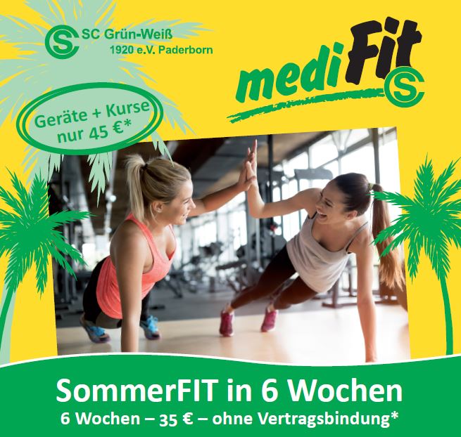 SommerFIT in 6 Wochen (ohne Vertragsbindung)