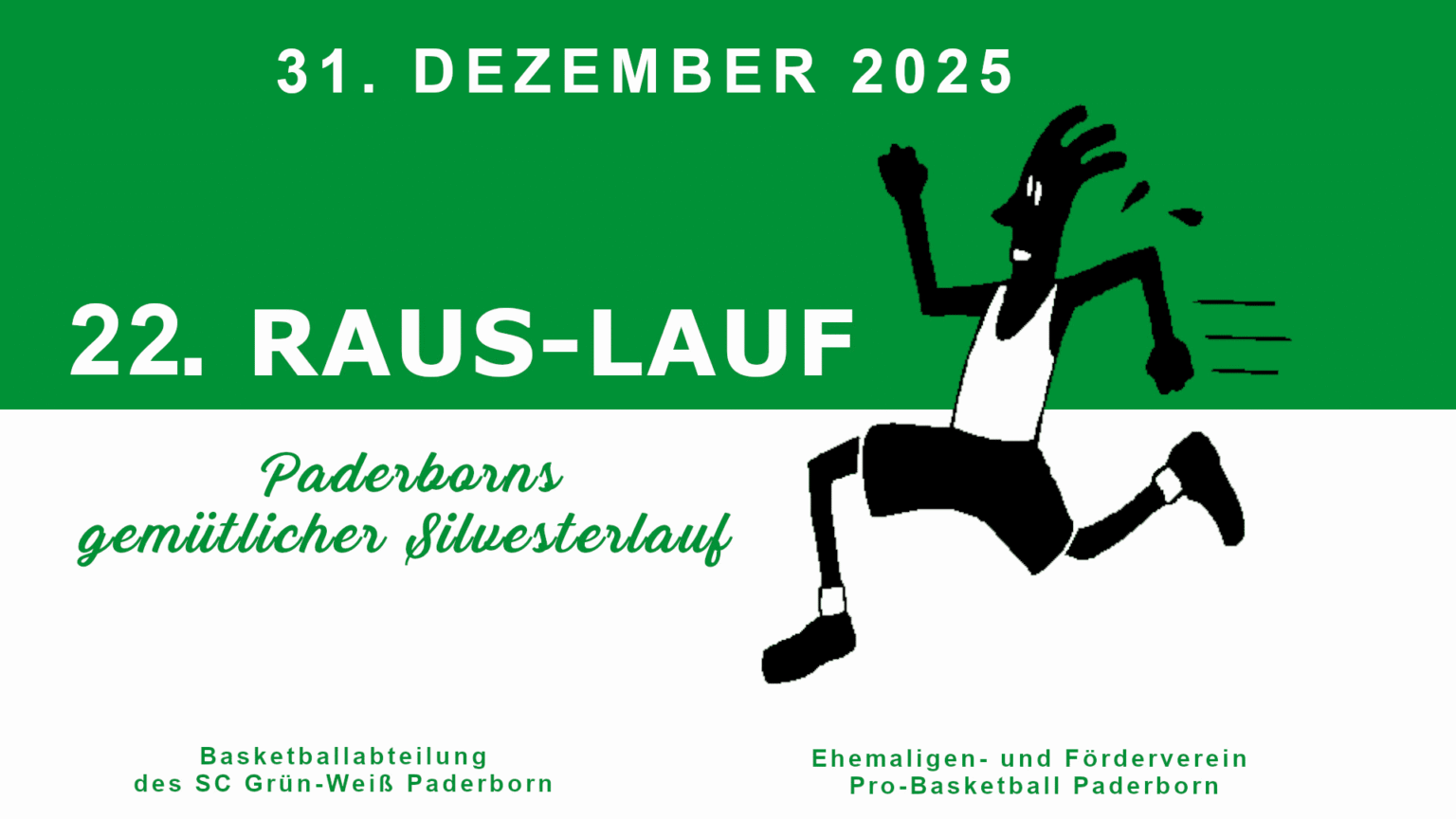 Paderborner Silvesterlauf zum 22. Mal - Gemütlich raus aus dem Jahr
